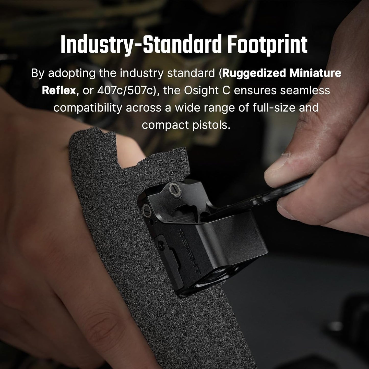 OSIGHT C Micro Red Dot Sight - Compact Design with OSP-091 Low Profile Mounting