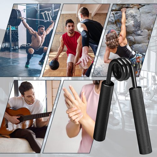 COVVY Metal Hand Grip Strengthener Set(100, 150,200,250,300,350lbs), Grip Strength Trainer, Crushing Grip Trainer, Pinch Grip Trainer, Forearm Exerciser, Gripper Fitness Equipment for Home Gym