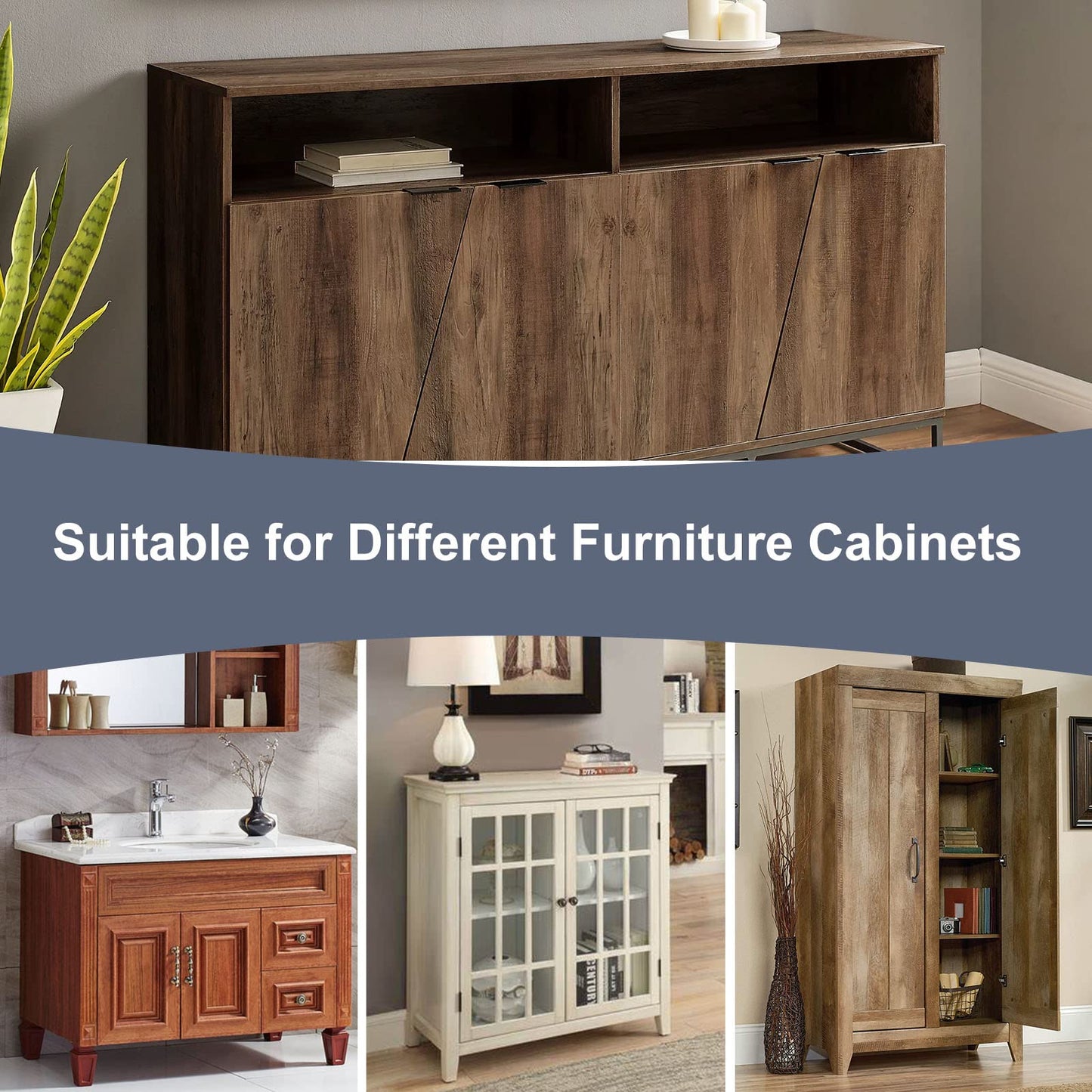 2-3/8" Door Hinge, Zernmiarder 12 Pcs Stainless Steel Butt Hinges, Silver Window Hinges, Interior and Outdoor Hinge with Screws, 60 x 38 x 1.2mm