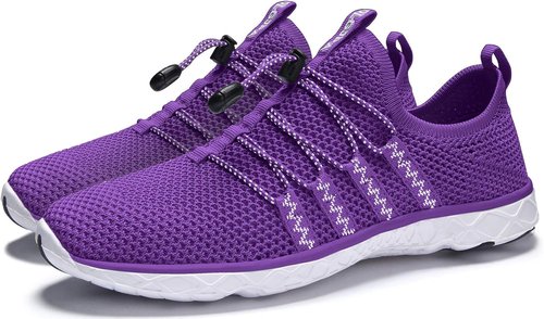 DLGJPA Women's Aqua Water Shoes - Lightweight & Quick-Drying Athletic Walking Footwear