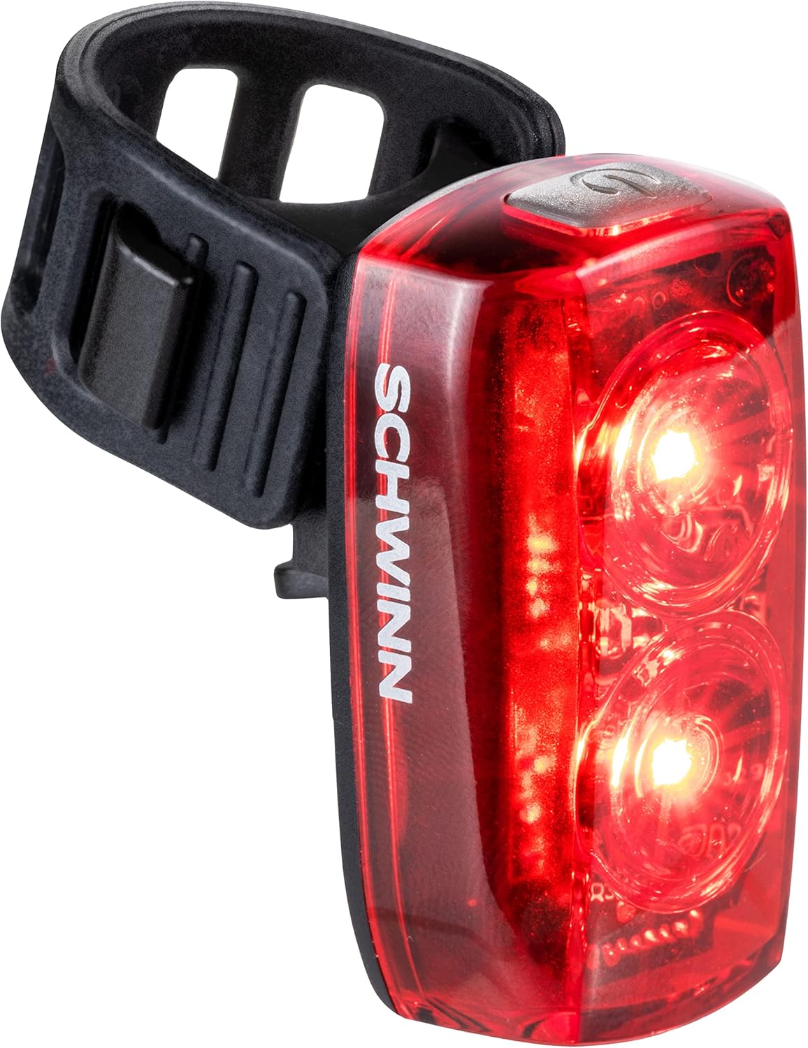 Schwinn USB Rechargeable Taillight - 25-80 Lumen Daytime Running Light with Easy Installation & USB-C Charging
