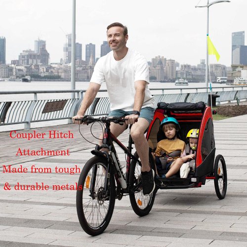 Bike Trailer Hitch Coupler for Instep and Schwinn Bike Trailer,Connector Parts for Bike Coupler for Kids/Dog,Replacement Bicycle Trailer Attachment for Baby/Pet Bike Trailers
