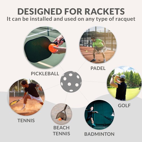 Palbea Pickleball OverGrip Tape - Pack of 12 - Extra Tacky White Pickleball Grip Tape - High Sweat Absorption & Non-Slip Soft Touch. Accessories Designed to Enhance Your Pickleball Paddle Grip Tape.