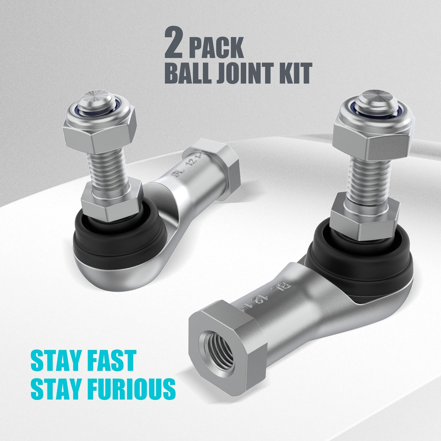 10L0L Golf Cart Outer Tie Rod End Ball Joint Kit for Yamaha G22, G27, G29 Drive Gas and Electric Golf Cart 2003-Up