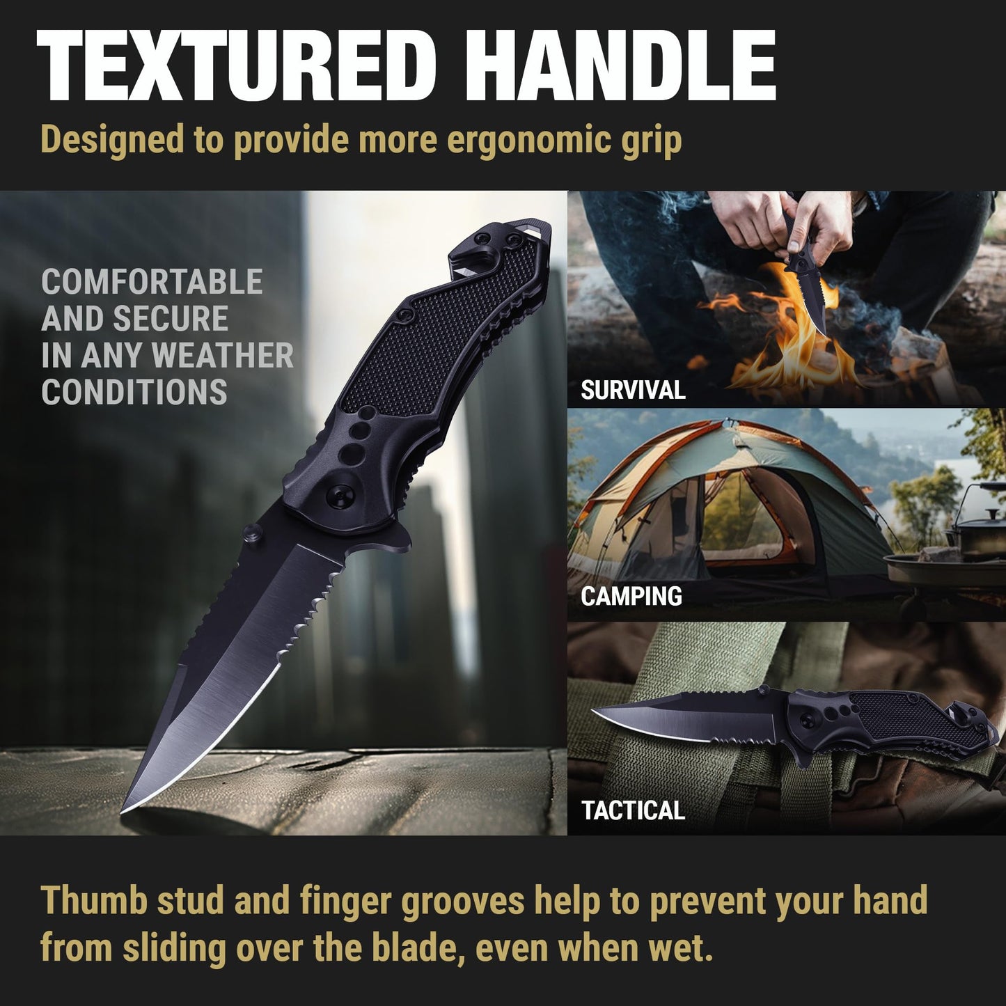 GOOD WORKER Gifts for Men - Stocking Stuffers for Adults - Legal Pocket Knife - Mens Gift Ideas - Unique Presents for Boyfriend, Husband, Dad - Gift for Him - Secret Santa 6680 G