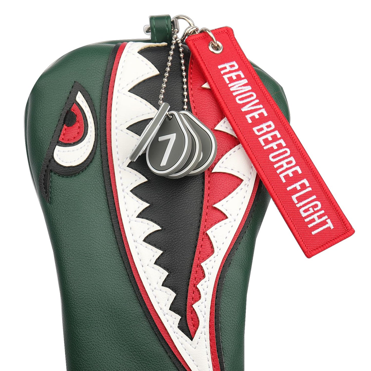 New Flying Tiger Warshark Golf Headcover for Golf Club Available for Driver/Fairway/Hybird (Fairway Cover)