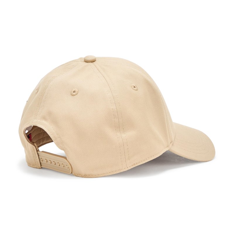 HUGO, Big Logo Cotton Baseball Hat, Brownstone Beige, PCE.