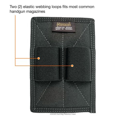 Dual Mag Retention Insert (Black)