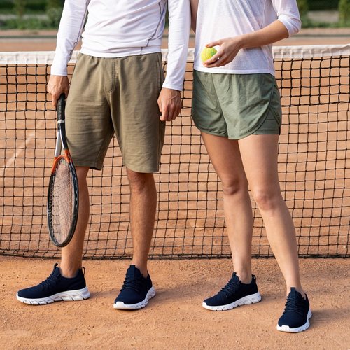 IQYNAM Running Shoes for Men Women Tennis Walking Slip on Unisex Slip-Resistant Work Shoes Breathable Athletic Workout Gym Black Sneakers Size Women 12/Men 11