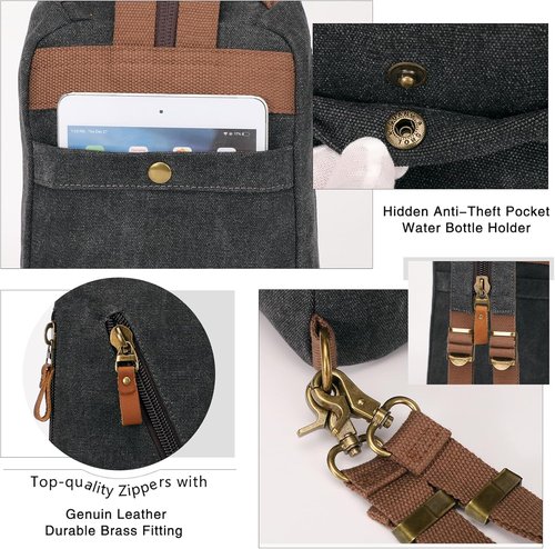 KL928 Canvas Sling Bag - Versatile Crossbody Backpack for Travel | Stylish Purse for Men & Women