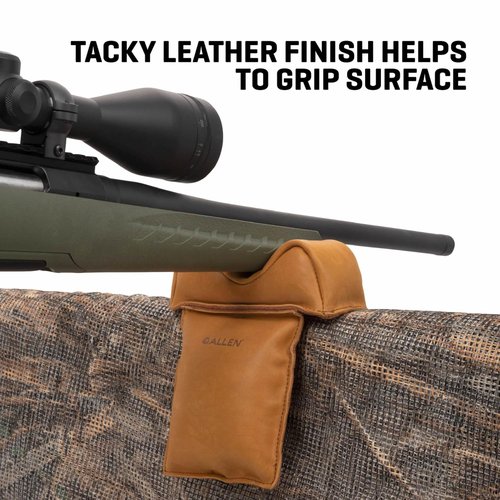 Allen Company Boulder Leather Window Mount Filled Shooting Rest, Light Brown