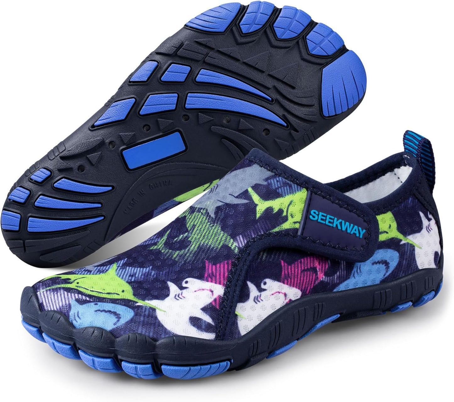 SEEKWAY Barefoot Water Shoes for Kids - Quick-Dry, Non-Slip Sand Shoes for Hiking & Swimming | Toddler Sizes
