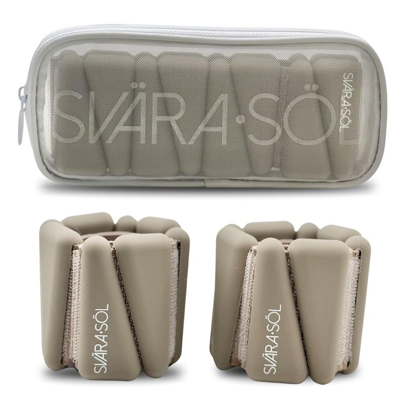 Svära Söl Wrist and Ankle Weights for Women and Men, Ankle Weights 1lb Each | 2 pack Wrist Weights for Women Adjustable Silicone Fitness Accessories | 2lb Weights Set, Home Workout