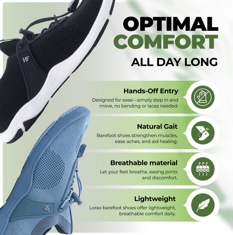 Hike Footwear Theora Pro - Ergonomic Supportive & Non-Slip Barefoot Shoes, Zero Drop Minimalist Trail Running Boots with Arch Support & Wide Toe Box, Unisex
