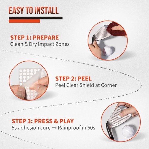 ProSSS 0.25" Reflective Dot Stickers for Golf Launch Monitors – 300 High-Reflective Glass Bead Dots for Launch Monitor Golf Swing Analysis, Simulators & High-Speed Cameras