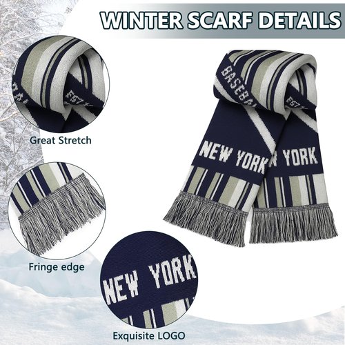 Vintage Classic Skull Cap Beanie Hat with Warm Gloves and Scarf Cuffed Winter Hat Knit Comes Gifts for Men Women Fans