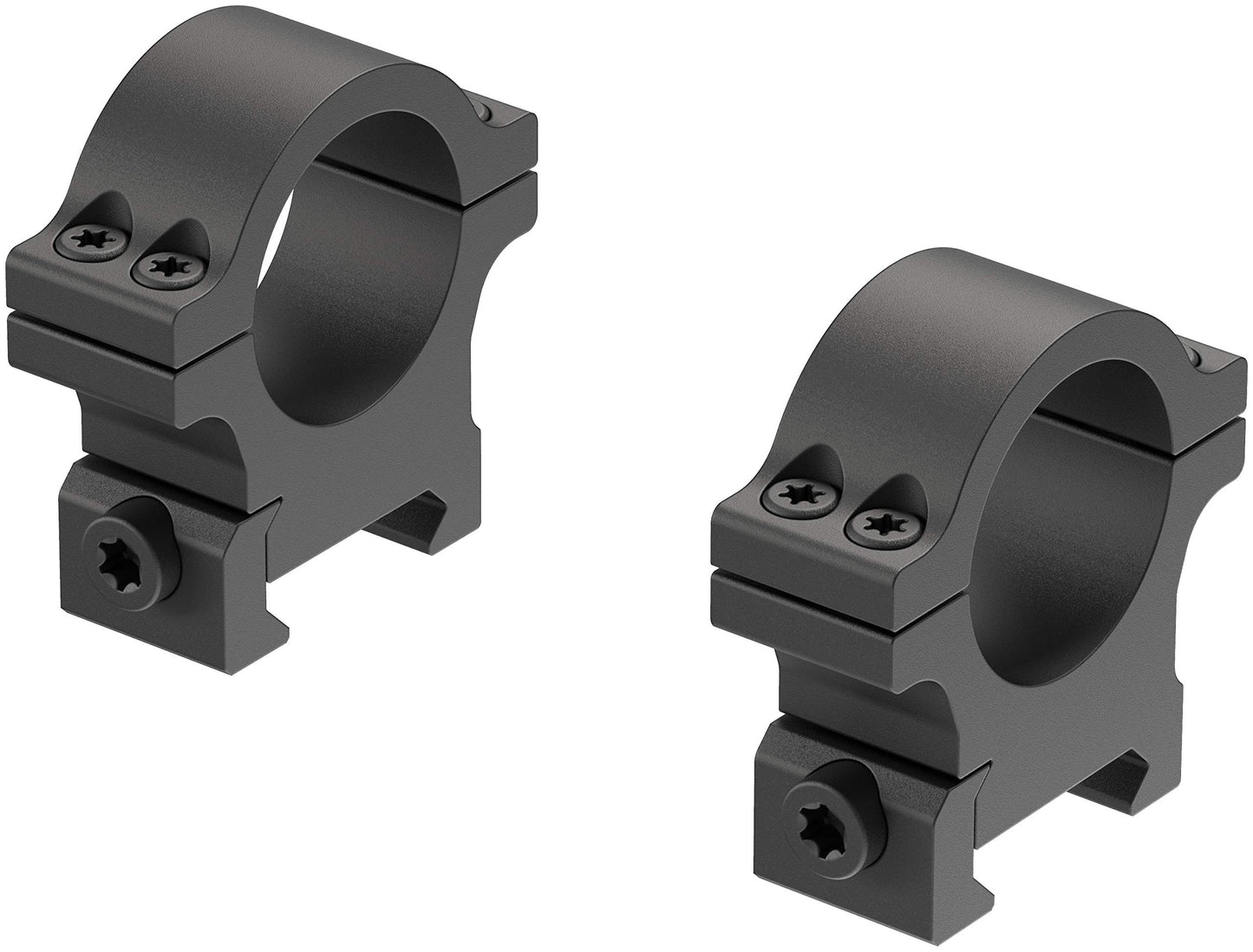 Leupold Open Range Cross-Slot Rings 1", 1" Medium with a Matte Finish