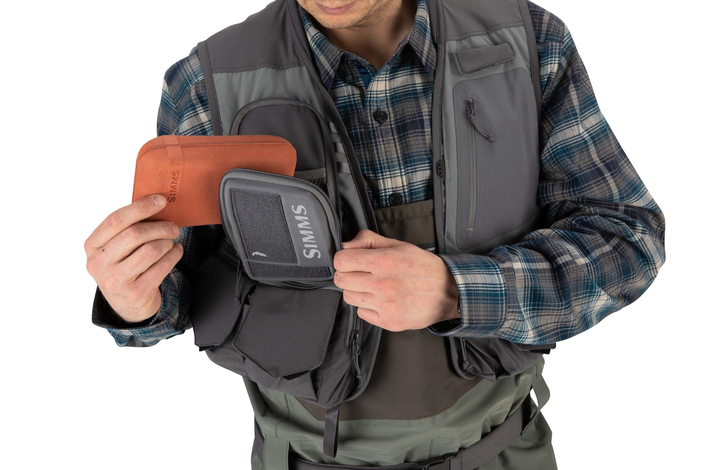 Simms Freestone Vest Pewter S