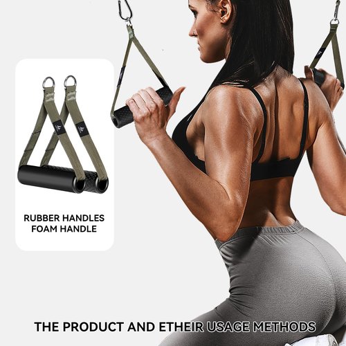 YLUERTDOO Covered Resistance Bands,Resistance Tubes with Heavy Duty Protective Sleeves,40lb to 80lb Stackable up to 300Lbs,Resistance Bands for Working Out with Handles. (YL-LLS-300LBS-Plus)