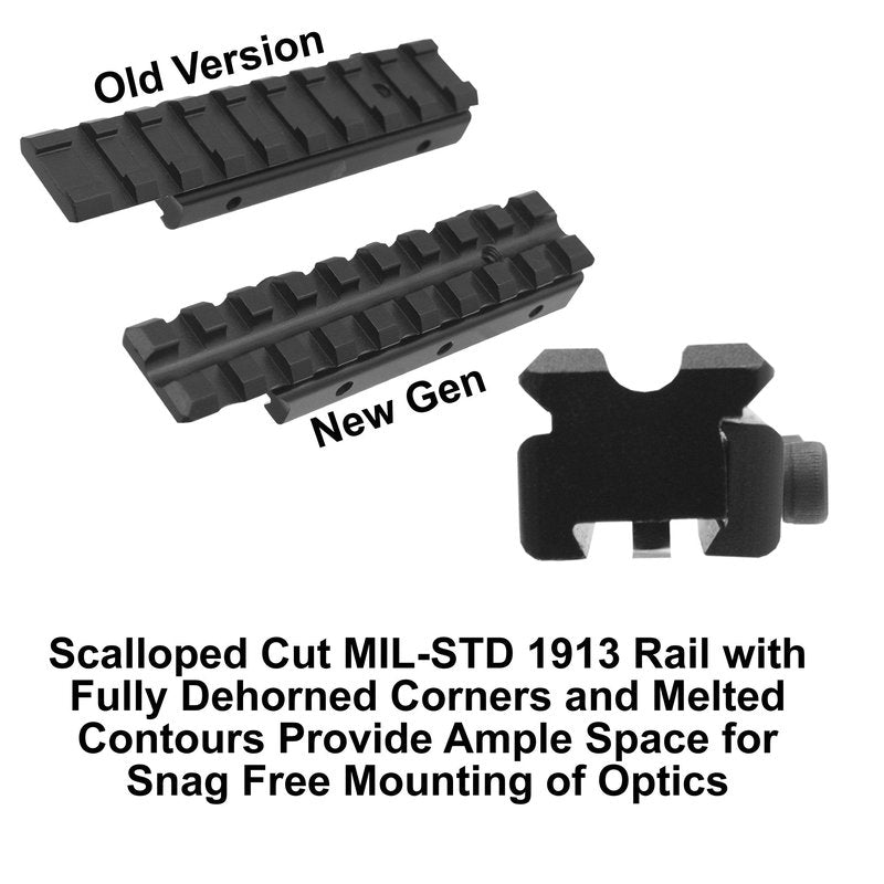 UTG MNT-PMTOWL-A New Gen Dovetail to Picatinny/Weaver Adaptor Mount, One Size Black