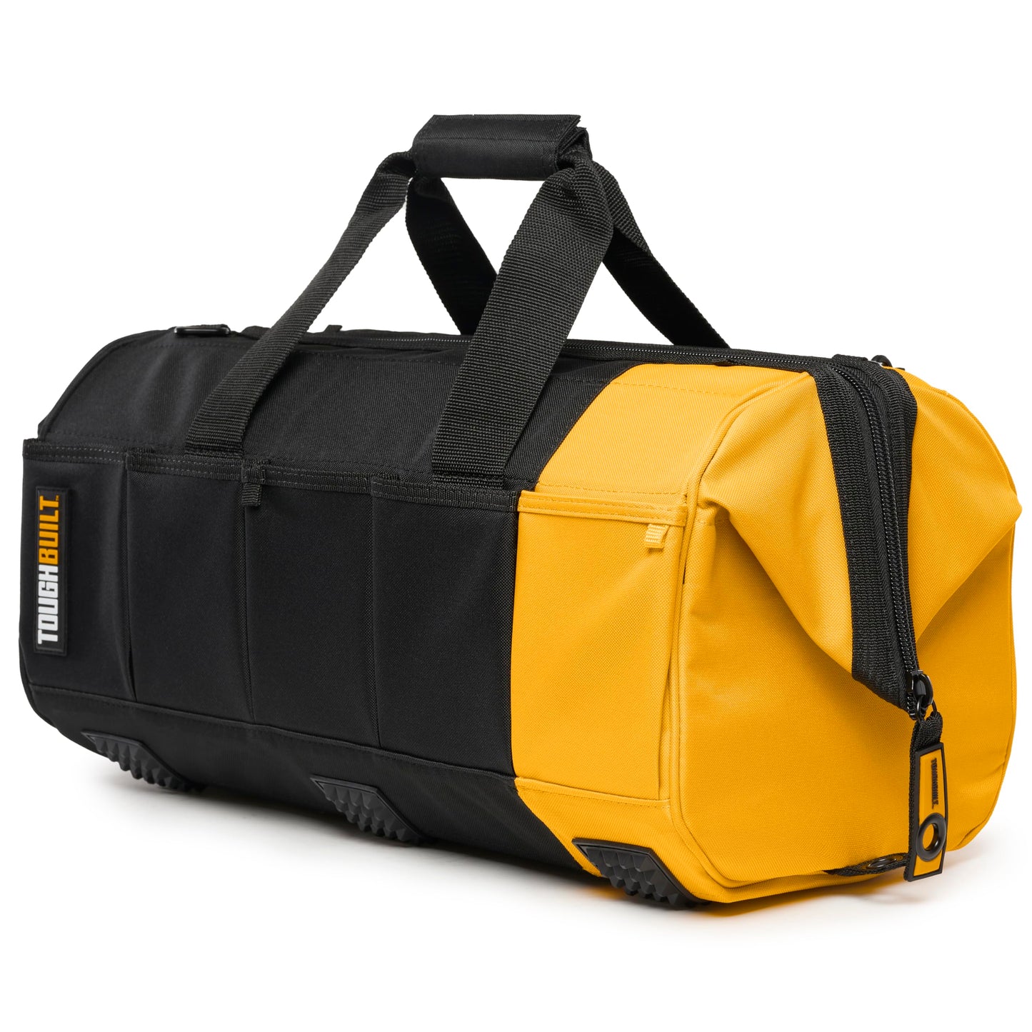 ToughBuilt – 20" Massive Mouth Tool Bag, Heavy-Duty 1680D Ballistic Fabric Wide-Opening Bag with Rigid Frame, Waterproof Hard Base & Reinforced Handles