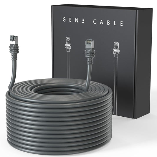 75FT Starlink Gen 3 Waterproof Extension Cable - Replacement for Standard Model