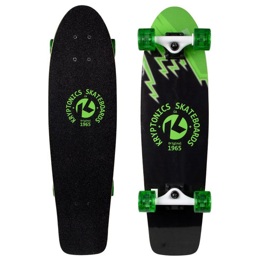 Kryptonics 22.5" Classic PP Skateboard – Durable, Lightweight Board for Ages 8+ – Ideal for Cruising, Tricks, and Fun Rides