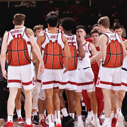 Grneric Basketball Drawstring Bags - 14 Pcs Party Favor Cinch Sackpacks for Sports Teams & Birthdays
