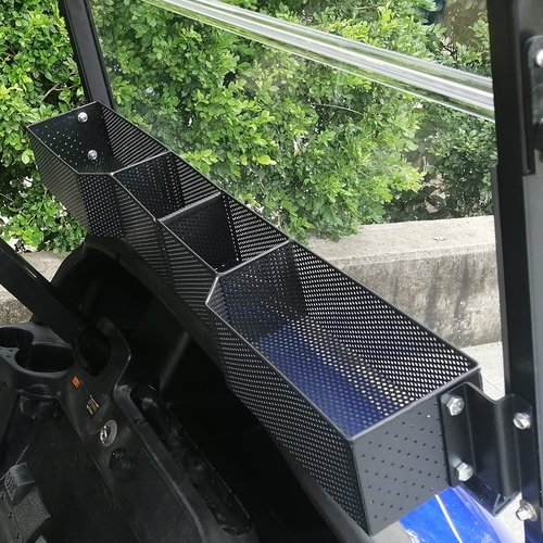 XUANYUDG0769 Golf Cart Inner Front Storage Basket for Club Car Precedent & DS(2000 up) Extended Additional Storage for Golf Carts