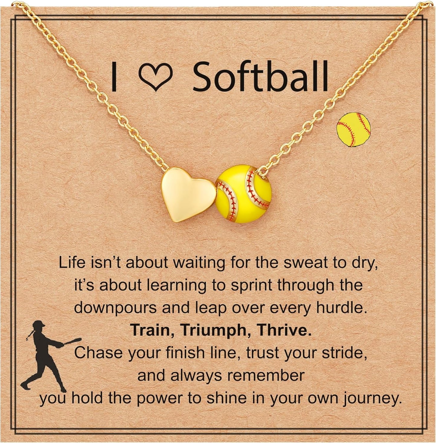Regine Switzerland Sports Necklace - Softball, Soccer, Volleyball & Basketball Jewelry for Girls | 16-19 Inches