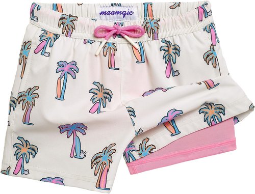 Maamgic Boys Swim Trunks - Quick Dry Compression Liner Bathing Suit | Anti-Chafe Design