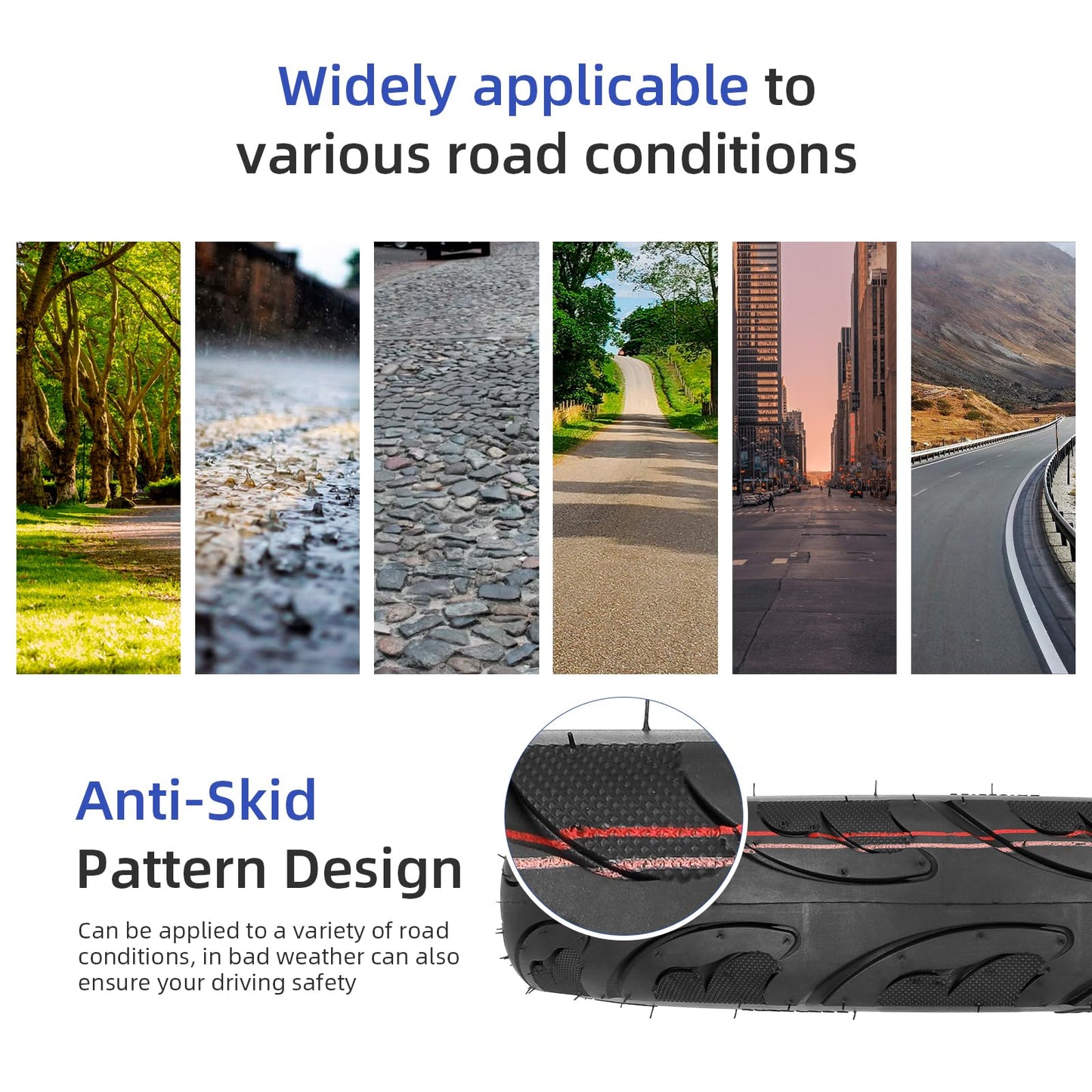 ulip 2.75-10" tubeless tire - Most 49cc, 50cc, and 70cc Dirt Bike Tire Replacement Compatible with CRF50/XR50, DRZ70/JR50, and PW50 (2.75-10")