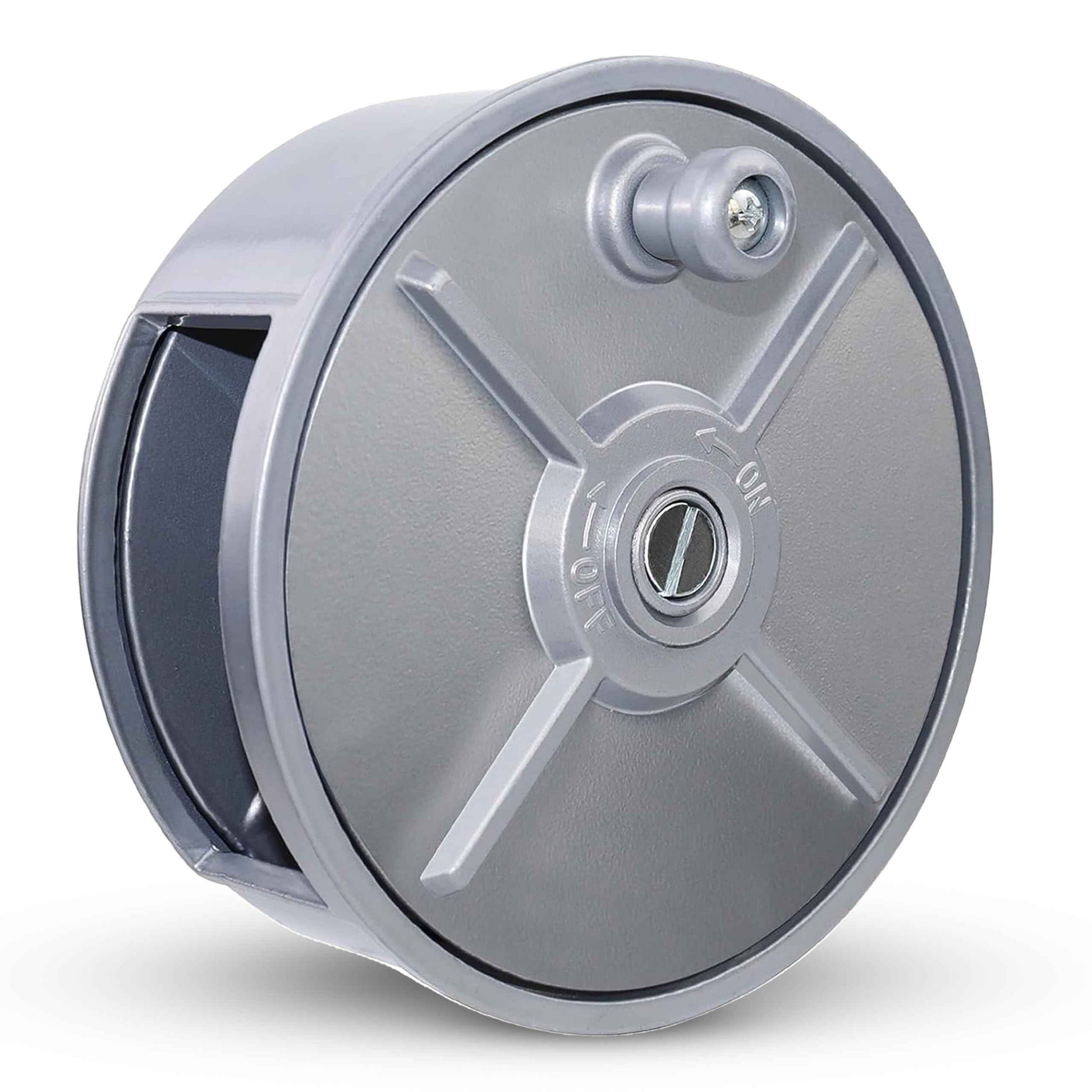 Aluminum Tie Wire Reel Coil Holder with Ergonomic Rewind Knob, Lightweight and Durable