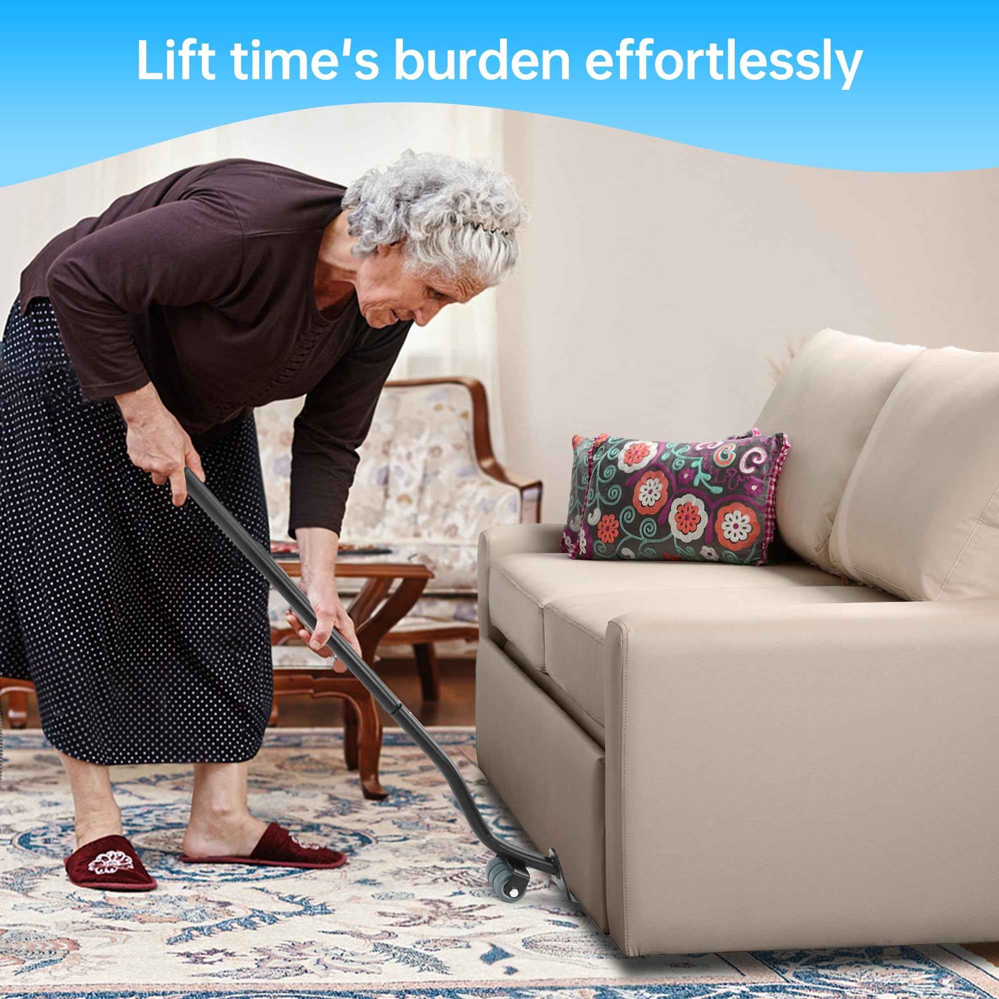 Furniture Lifter Tool, Appliance Lifter, Save 80% Effort, Lift Up to 400 Pounds Heavy Items, Furniture Lifter Jack for Heavy Furniture Appliance, Safely and Easily Lifting Furniture and Appliances