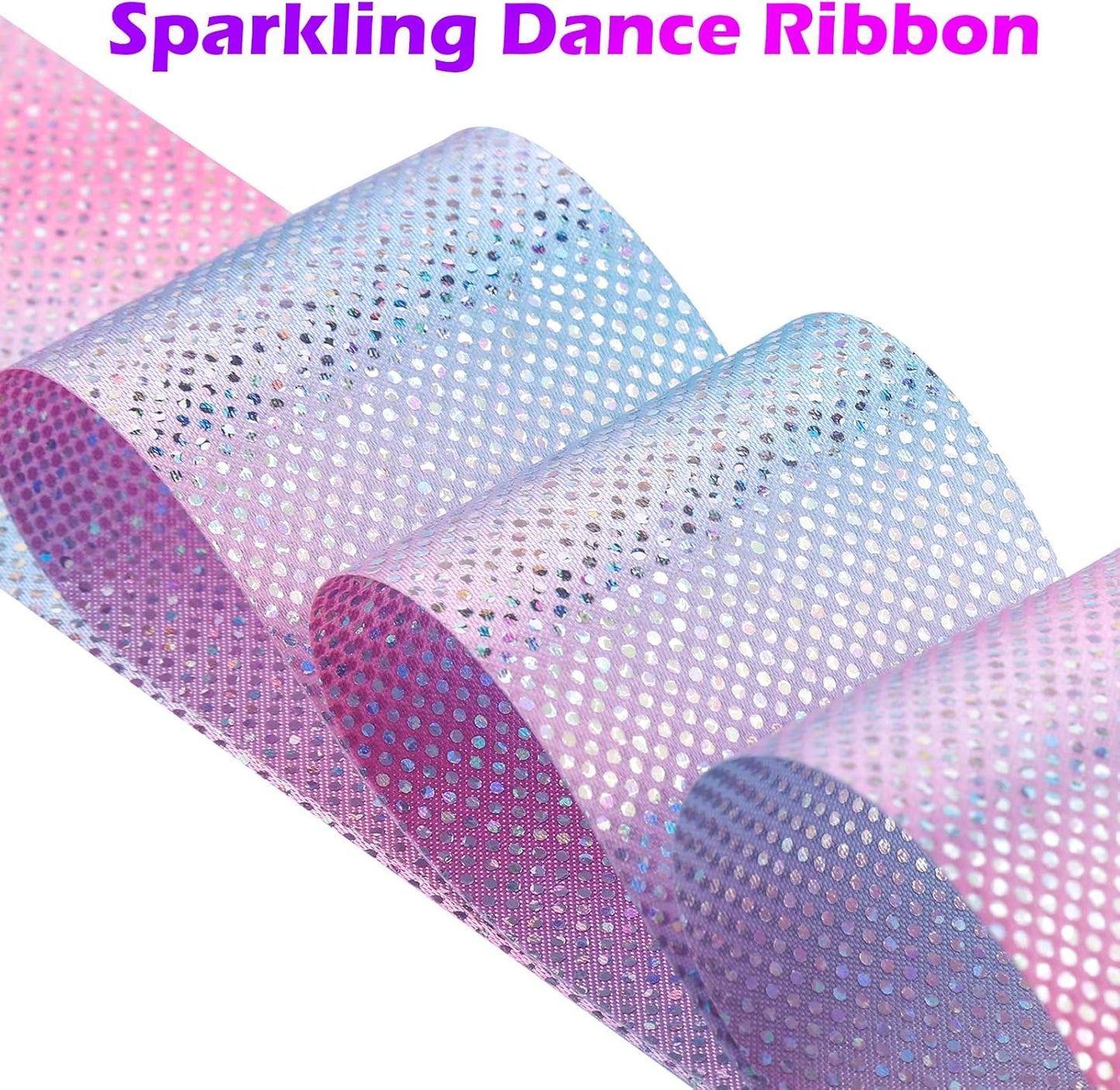 Skiennix 14PCS Dance Ribbons - Sparkling Twirling Streamers for Kids' Ballet & Gymnastics | Birthday Party Favors