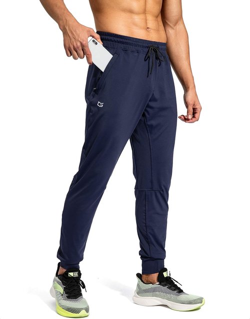 G Gradual Men's Athletic Sweatpants - Zipper Pockets for Training, Running & Workouts | Comfortable Joggers