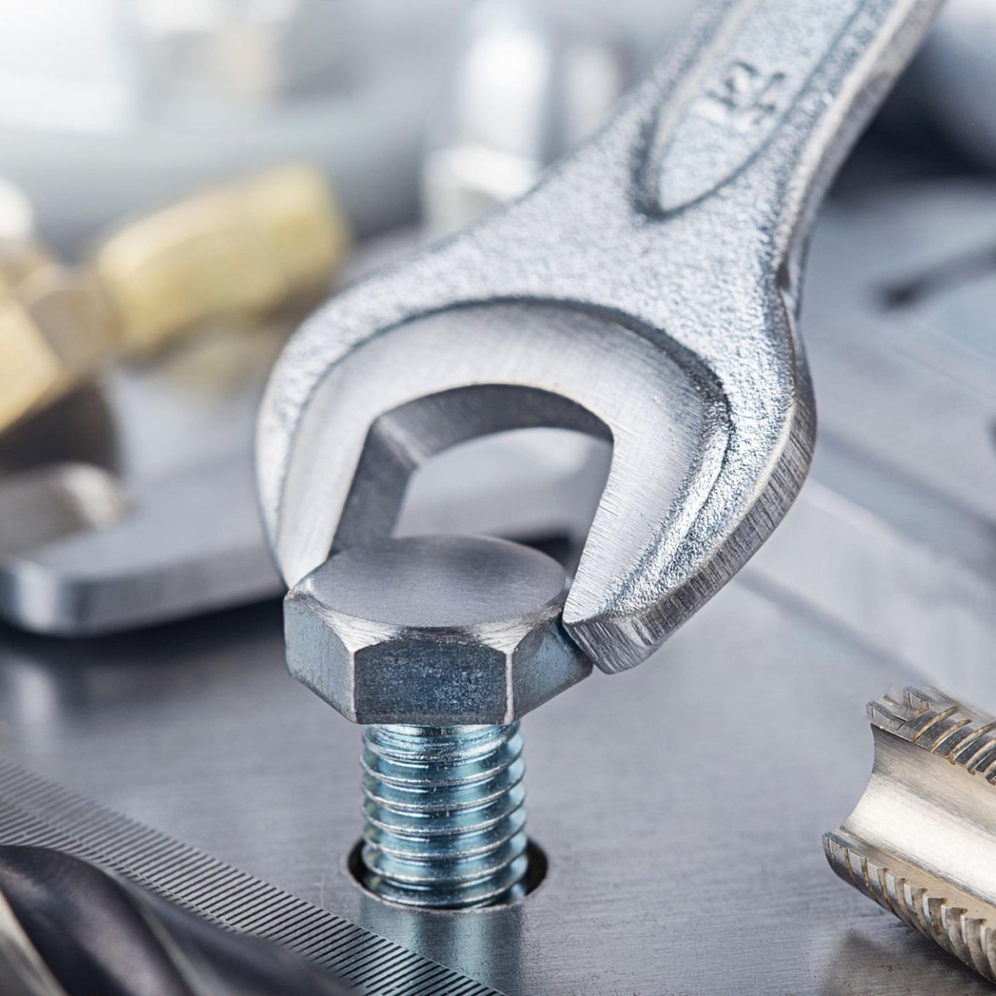 5PCS/Lot M10x1.25 Fine Thread Hex Head Rod Bolts - Din933 Standard Size: Thread Diameter: M10 - Length: 50mm - Thread Pitch: 1.25mm (Silver Color, Material: Stainless Steel)