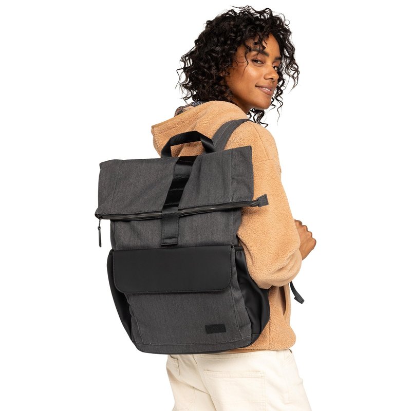 Roxy Melting Spot Roll Backpack - Anthracite