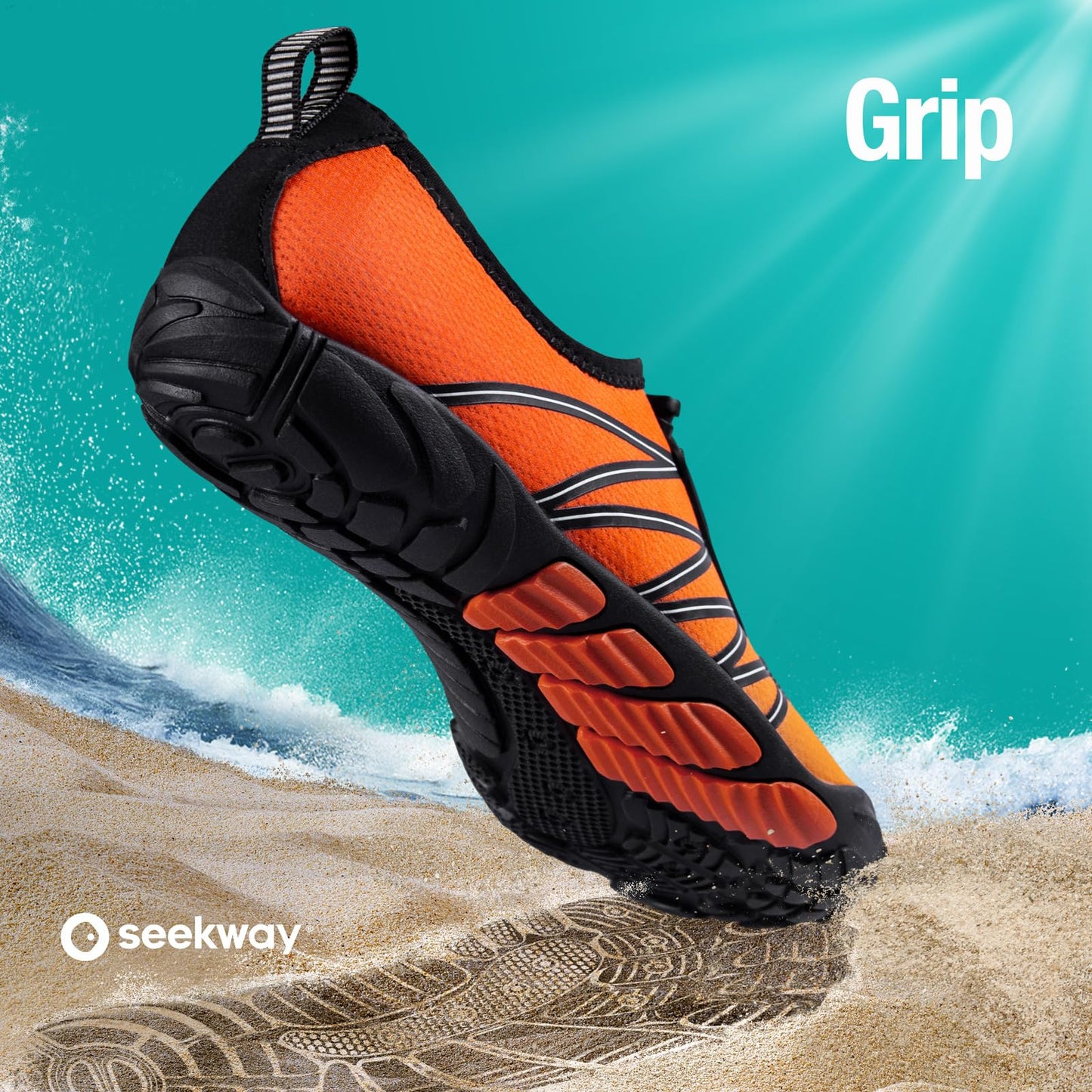SEEKWAY Water Shoes Men Women Adult Quick-Dry Aqua Sock Barefoot for Beach Swim River Pool Lake Hiking Kayaking Surfing