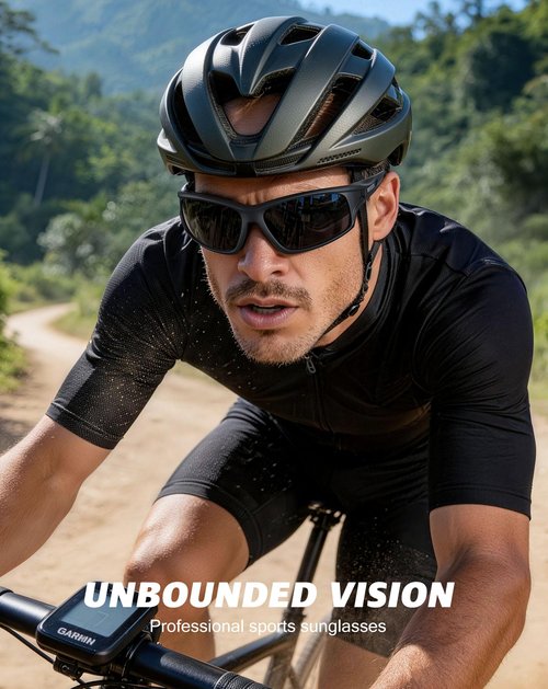KALIYADI Polarized Sunglasses-Men Sports Sun-Glasses: Mens Sunglasses UV400 Protection for Running Fishing Golf