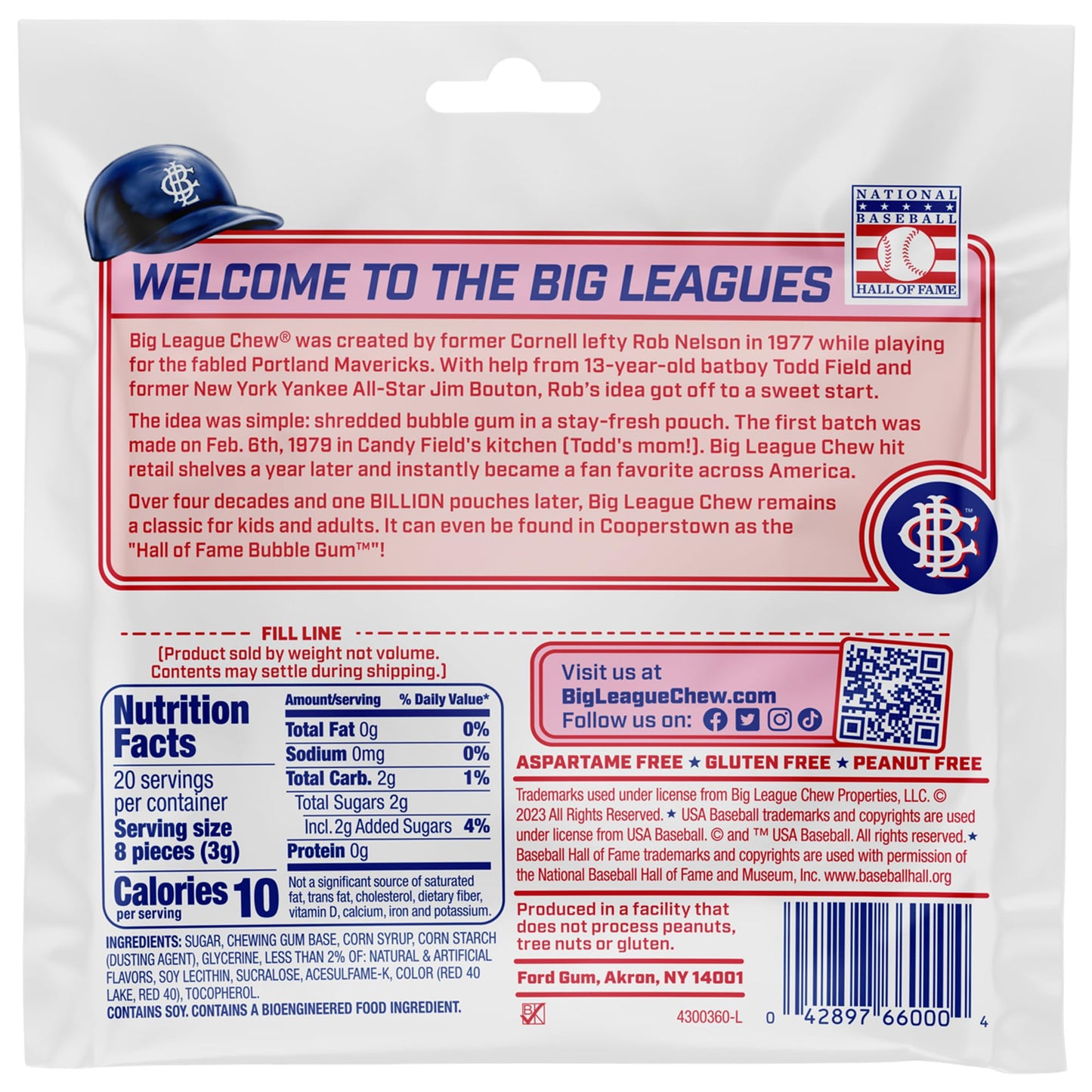 Big League Chew Bulk Variety Pack of 5 – Classic Baseball Bubble Gum Bulk with 5 Flavors for Teams and Parties, Dugout Snacks & Gifts – Nostalgic Candy Bubblegum