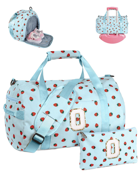 Vogewood Gifts for Grandkids, Girls Gym Bag, Kids Personalized Weekend Bag