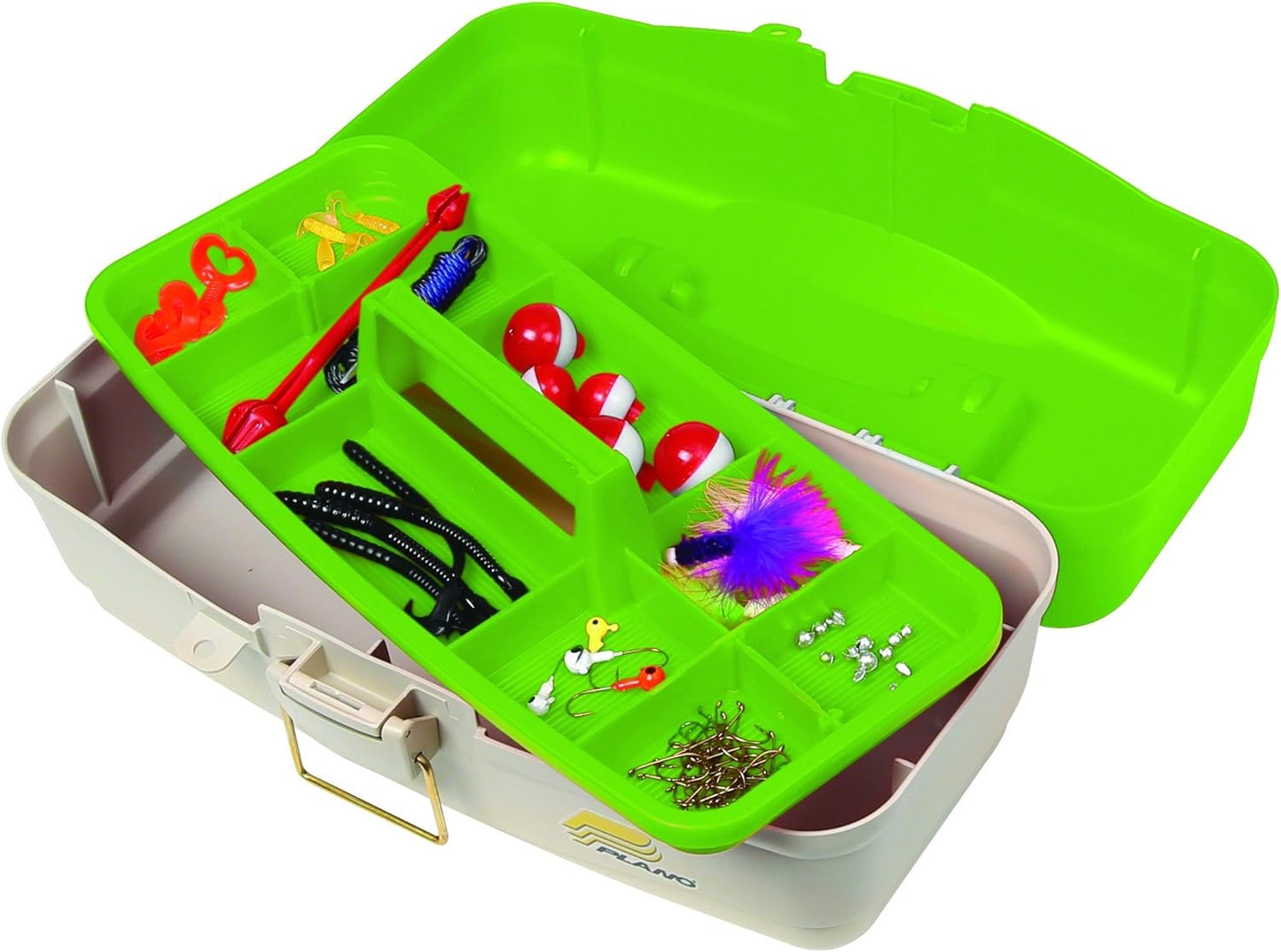 Plano Ready-Set-Fish 1-Tray Fishing Box - Durable & Portable Storage Solution for Anglers