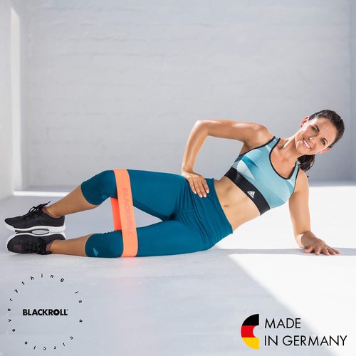 BLACKROLL - Loop Band Set, Resistance Bands for Yoga, Pilates, Exercise Bands Set for Working Out, Training, and The Gym, Booty Bands for Hip and Glutes, for Men and Women, Set of 6