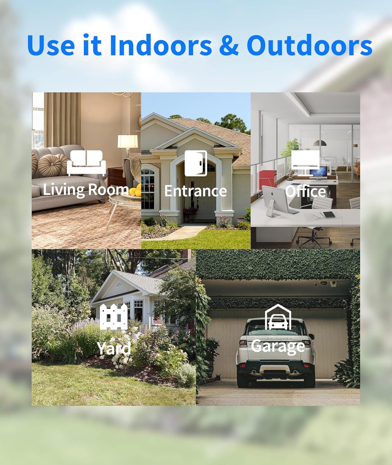 abetap 2K Wireless Security Cameras - Outdoor WiFi Security Cameras Color Night Vision, AI/PIR Detection, 2-Way Talk, Cloud/SD, Weatherproof, Battery Powered Outdoor Cameras(White-2Packs)