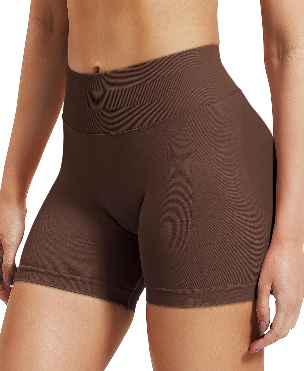 VOYJOY Women's Workout Shorts - Scrunch Butt Lifting Seamless Biker Shorts in Multiple Lengths