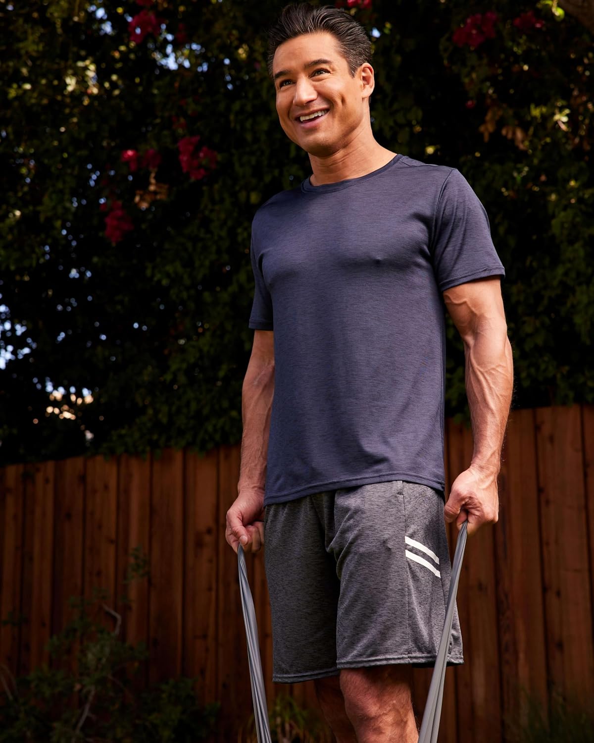 Real Essentials Men's Dry-Fit Shorts - 9" Athletic Gym & Workout Shorts with Pockets | Casual & Basketball