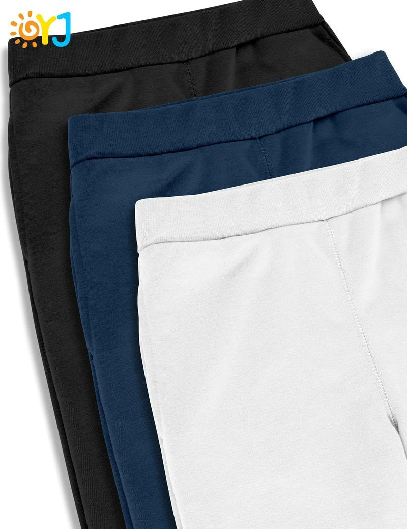 OYJ Boys Sweatpants Fleece Joggers for Boys Sweat Pants with Pockets Athletic Winter Warm Track Pants for Kids Teen, 10-12Y, S2