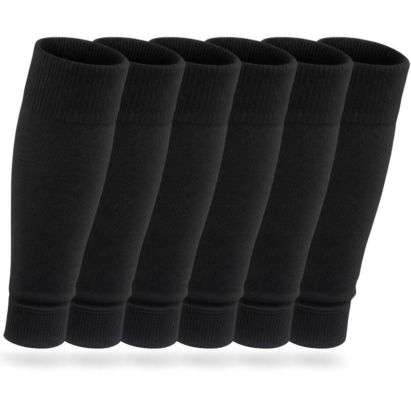 Vidroxin 3 Pairs Pre Cut Soccer Socks, Soccer Leg Sleeves Compatible With Grip Socks for Football Baseball Softball Rugby
