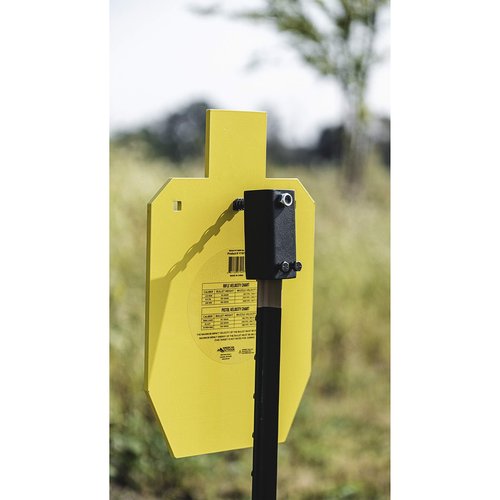 Caldwell unisex adult T-Post Plate Hanger Shooting Target, Yellow, One Size US